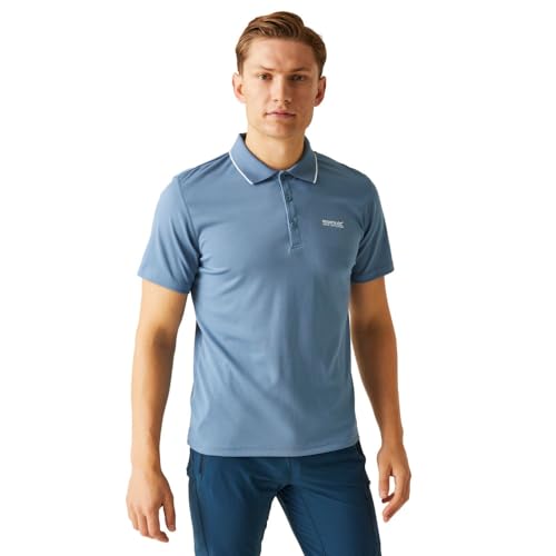Regatta Herren Maverick V Active Poloshirt T-Shirt, blau, XXL von Regatta