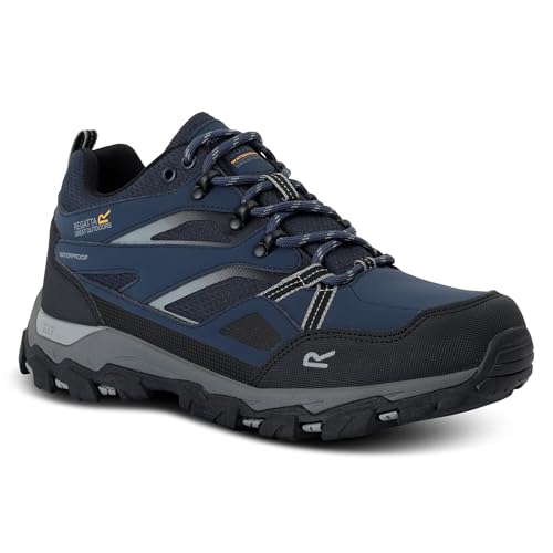 Regatta Men's Holcombe Low III Wanderschuhe Wasser beständig gepolstert Durable Hiking Footwear von Regatta