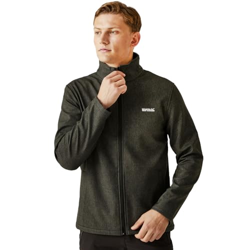 Regatta Mens Cera V Shell Jacket, Black Marl, 3X-Large von Regatta