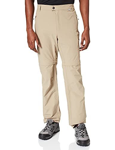 Regatta Mens Highton Hiking Pants, Parchment, 33 von Regatta