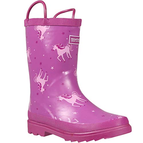 Regatta Minnow Jnr Welly Rain Boot, Unicorn/ROrc, 31 EU von Regatta