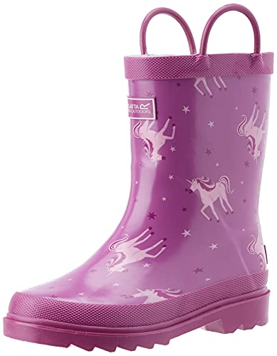 Regatta Minnow Jnr Welly Rain Boot, Unicorn/ROrc, 33 EU von Regatta