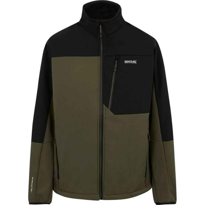 Regatta Moutdale Herren Softshelljacke olivengt blk XXL von Regatta