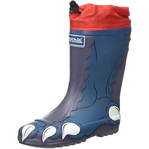 Regatta Mudplay Welly Waterproof Boot Gummistiefel, Blau (Prussian/Blue Sapphire Zn1), 30 EU von Regatta