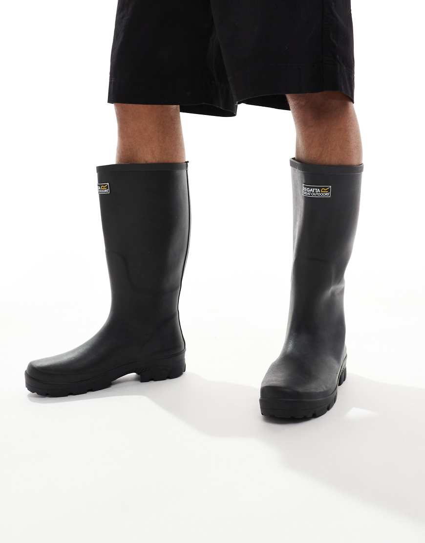 Regatta - Mumford II - Gummistiefel für Herren in Schwarz von Regatta