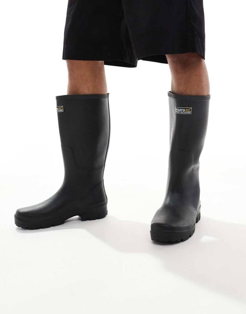 Regatta - Mumford II - Gummistiefel für Herren in Schwarz von Regatta