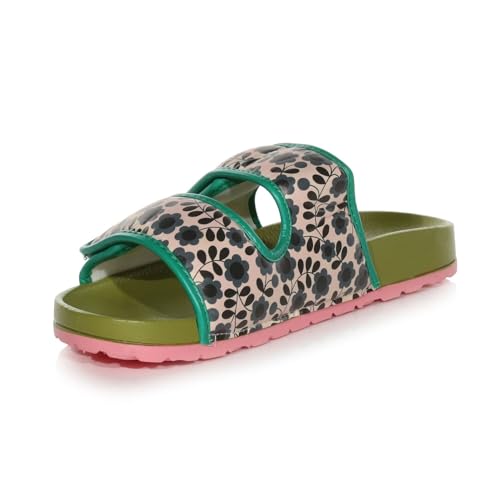 Regatta Orla Kiely Twin Strap Sliders – Midnight Floral, Mitternachtsblumen., 39 EU von Regatta