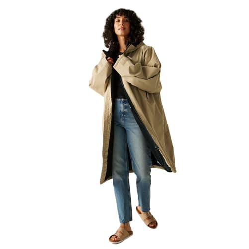 Regatta Outdoor Active Unisex wasserdichter Wickelmantel, Haferblau/Schwarz, Größe L XL von Regatta