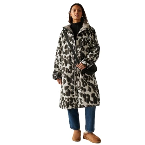 Regatta Outdoor Active Unisex wasserdichter Wickelmantel - True Leopard Print - XS/S von Regatta