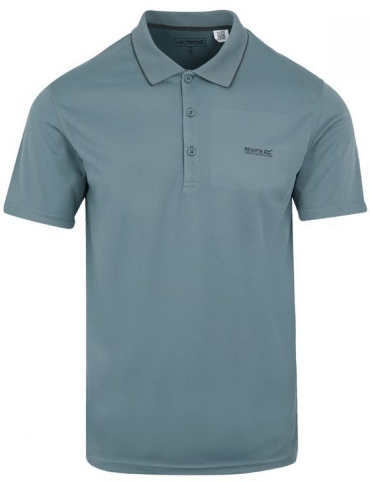 Regatta Outdoorhemd Herren Poloshirt Maverik V - Piqué aus 100% recyceltem Polye von Regatta