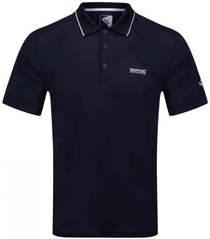 Regatta Outdoorhemd Herren Poloshirt Maverik V - Piqué aus 100% recyceltem Polye von Regatta