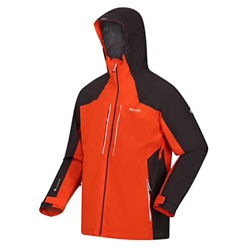 Regatta Outdoorjacke/Regenjacke Raddick für Herren Wasserdicht, Größe:XXL, Farbe:Orange von Regatta