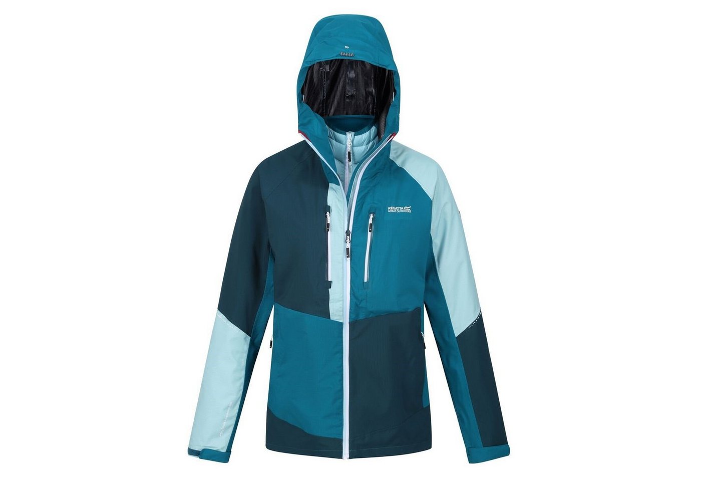 Regatta Outdoorjacke Carletta VIII 3 in 1 Doppeljacke Damen getapte Nähte Wasserdicht von Regatta