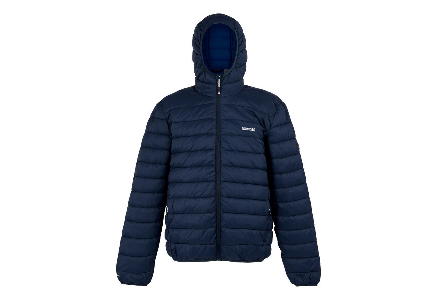 Regatta Outdoorjacke Hooded Marizion mit Markenschriftzug auf der Vorderseite von Regatta