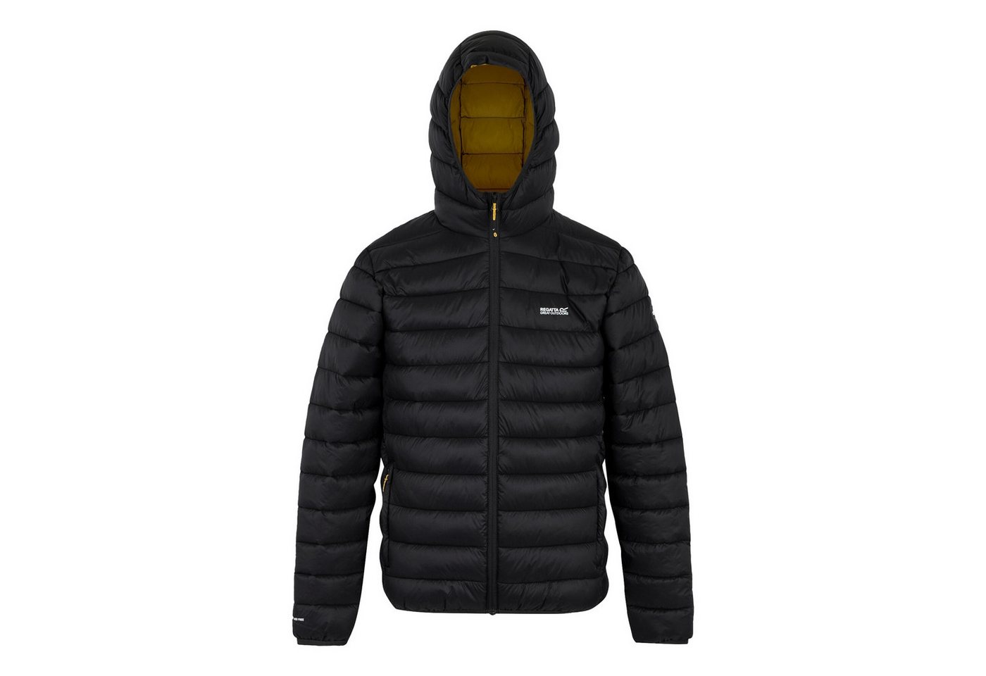 Regatta Outdoorjacke Hooded Marizion mit Markenschriftzug auf der Vorderseite von Regatta