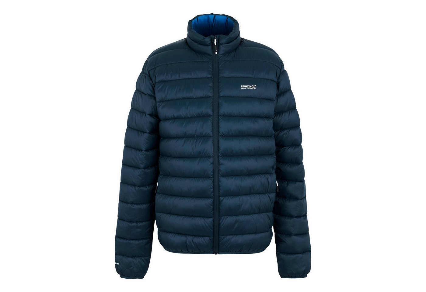 Regatta Outdoorjacke Marizion mit Markenschriftzug auf der Vorderseite von Regatta