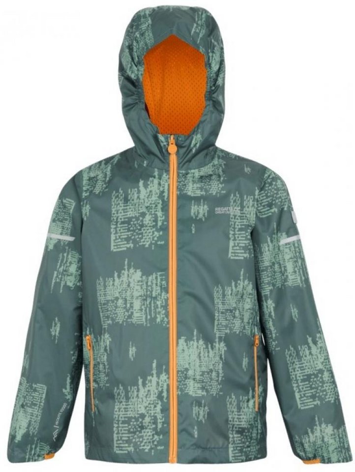 Regatta Outdoorjacke Jacke Kinder PrintedLeverII Kids Waterproof Shell von Regatta