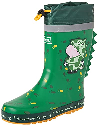 Regatta Peppa Puddle Gummistiefel, Dino Green, 28 EU von Regatta