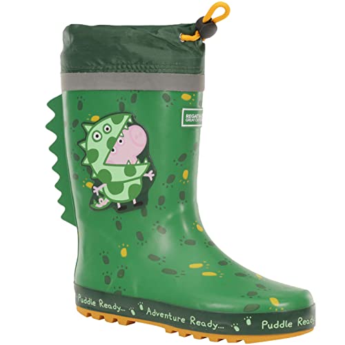 Regatta Peppa Pig Puddle rubberen regenlaars met trekkoordsluiting von Regatta