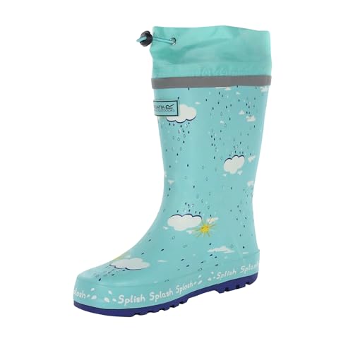 Regatta Peppasplash Gummistiefel, Aruba Blue Rain, 28 EU von Regatta