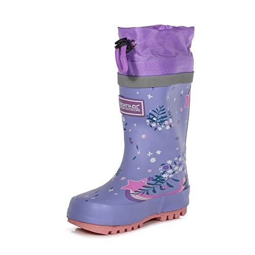 Regatta Peppasplash Gummistiefel, Lilac Bloom, 31 EU von Regatta