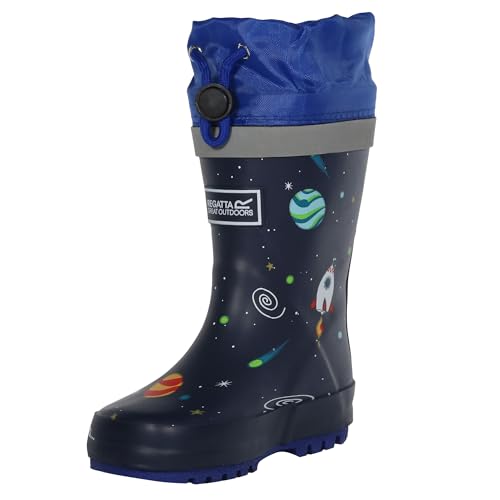 Regatta Peppasplash Gummistiefel, Marineblau, 30 EU von Regatta