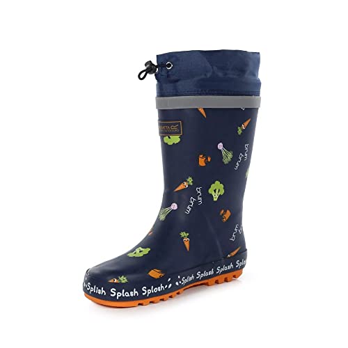 Regatta Peppasplash Gummistiefel, Navy Traktor, 27 EU von Regatta