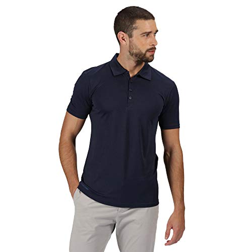 Regatta Herren Professional Mens Honestly Made Recycled Polo Shirt Polohemd, Navy, L von Regatta