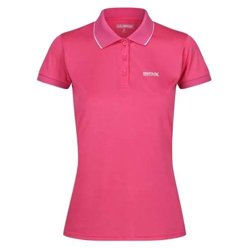 Regatta Remex Poloshirt für Damen, Flamingo Pink Solid, 52 von Regatta