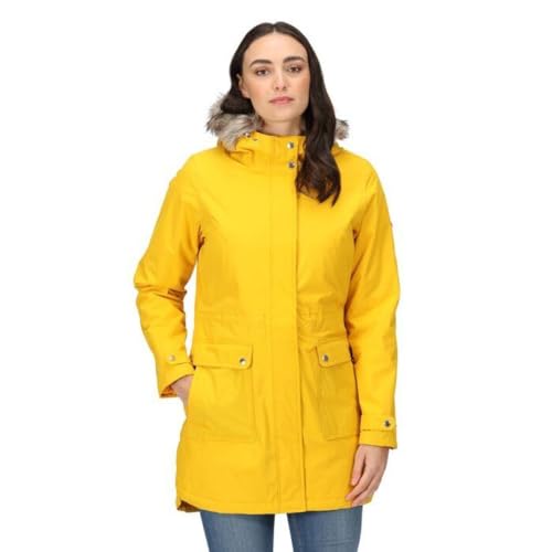 Regatta Sabinka Damen-Parka-Jacke mit Pelzbesatz, Sunset, 46 von Regatta