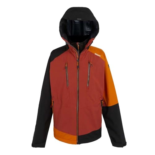 Regatta Sacramento X 3 in 1 Jacke Wanderjacke/Funktionsjacke Herren mit Kapuze, Größe:XXL, Farbe:Orange von Regatta