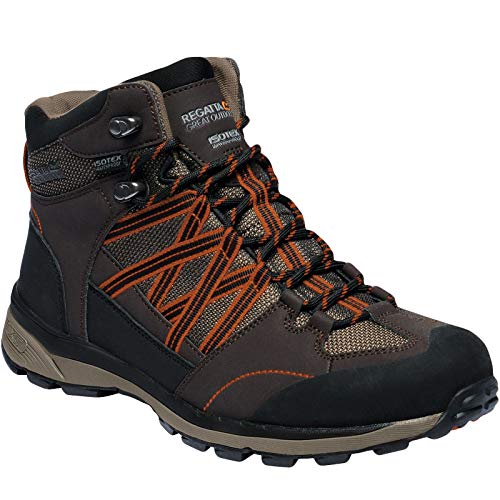 Regatta Samaris II wasserdichte und atmungsaktive, stabilisierende Halbhohe Wanderstiefel mit bequemem Schaft und Fußbett von Regatta