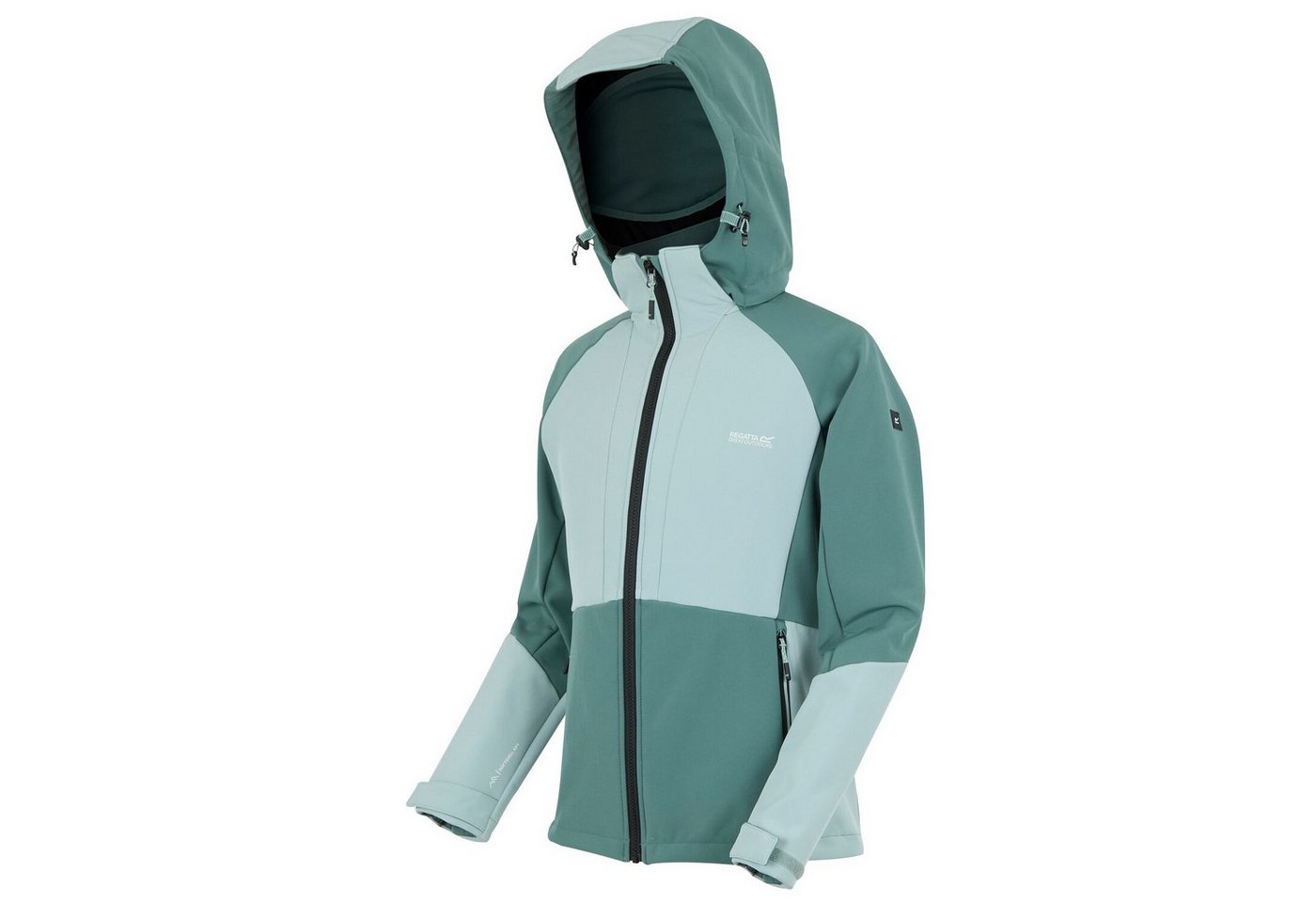 Regatta Softshelljacke Desoto mit Kapuze und Unterarmbelüftung von Regatta