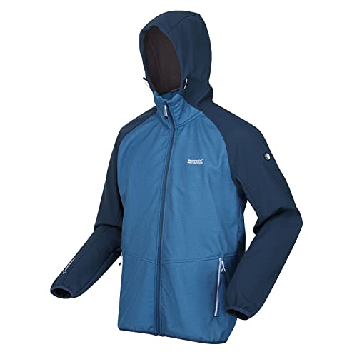 Regatta Softshelljacke Herren Arec III mit Kapuze, Größe:XXL, Farbe:SnorkBl/BiWg von Regatta