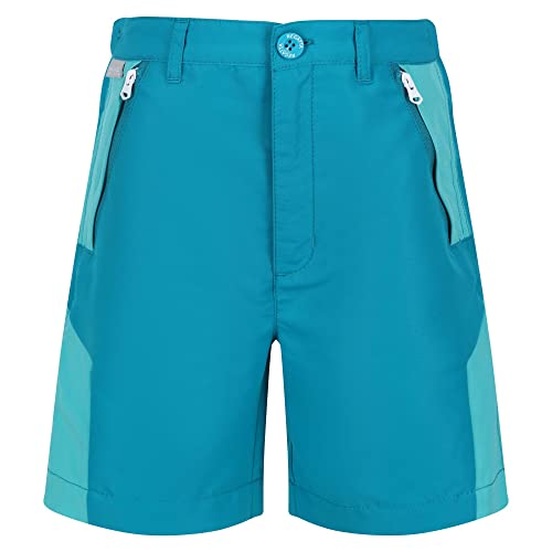 Regatta Sorcer Mount Shorts II Wasserabweisende, schnell trocknende, reflektierende Shorts für Kinder. Mit DWR- und Isoflex-Technologien. Zum Wandern geeignet. von Regatta