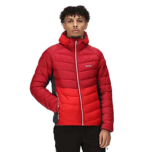 Regatta Steppjacke/Übergangsjacke Herren mit Kapuze, Größe:M, Farbe:Rot von Regatta