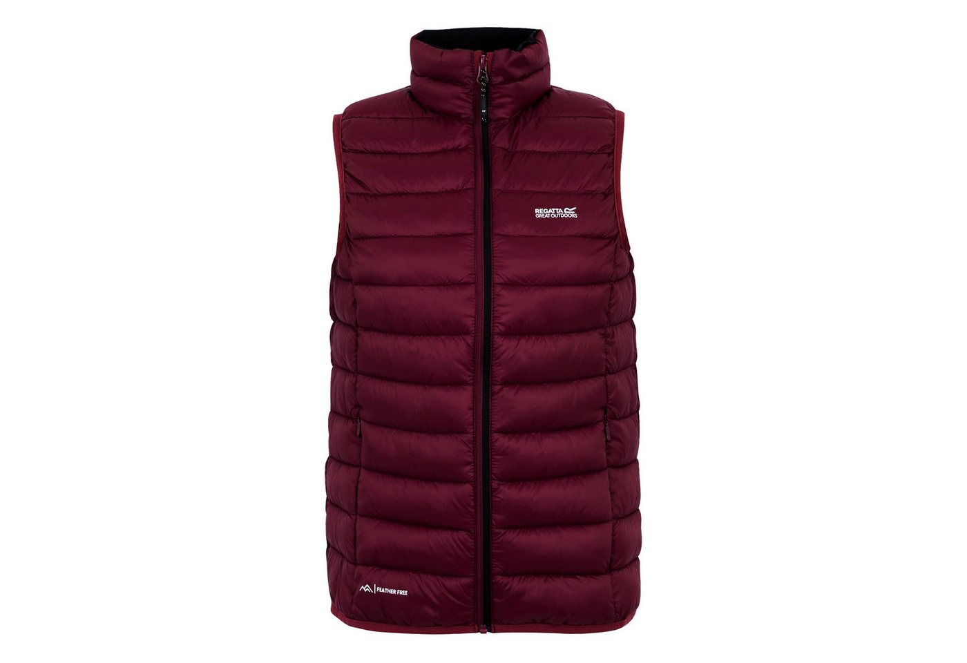Regatta Steppweste Marizion Baffle-Weste mit Markenschriftzug auf der Vorderseite von Regatta