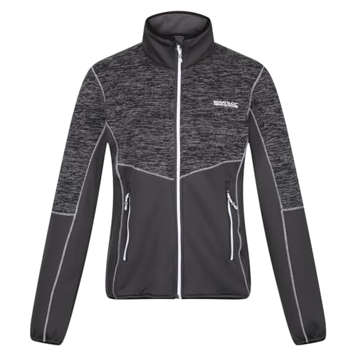 Regatta Strickfleecejacke Damen Lindalla, Farbe:Grau, Größe:50 von Regatta