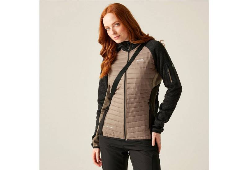 Regatta Strickfleecejacke Hybrid Strickfleecejacke Newhill mit Kapuze von Regatta