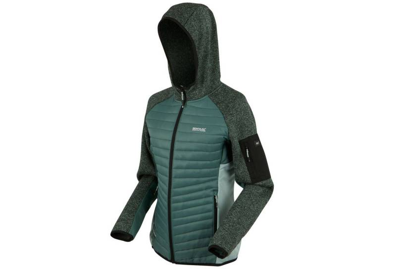 Regatta Strickfleecejacke Hybrid Strickfleecejacke Newhill mit Kapuze von Regatta