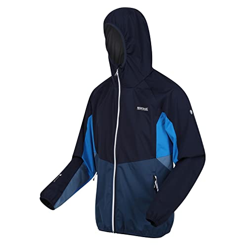 Regatta Tarvos VI Softshelljacke Herren mit Kapuze, Größe:L, Farbe:Blau von Regatta