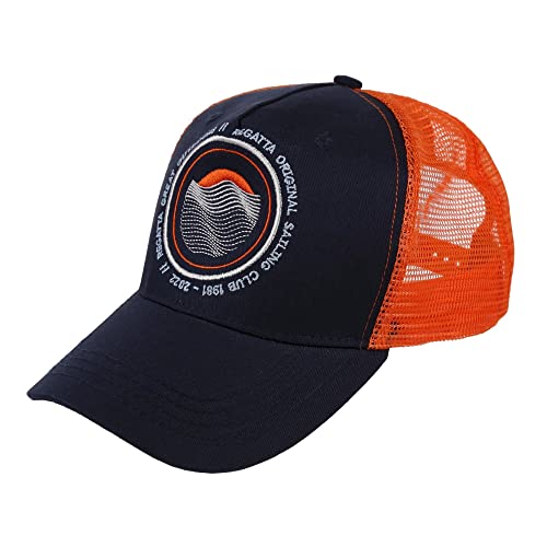 Regatta - Tassian Sonnenuntergang Cap für Herren (Einheitsgröße) (Marineblau, Magma-Orange), Marineblau / Magma von Regatta