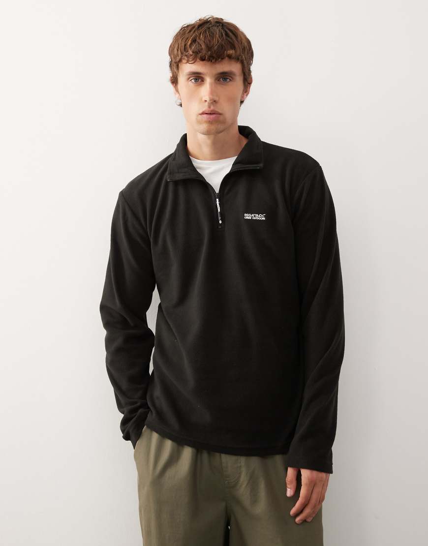 Regatta - Thompson - Fleece-Pullover in Schwarz von Regatta