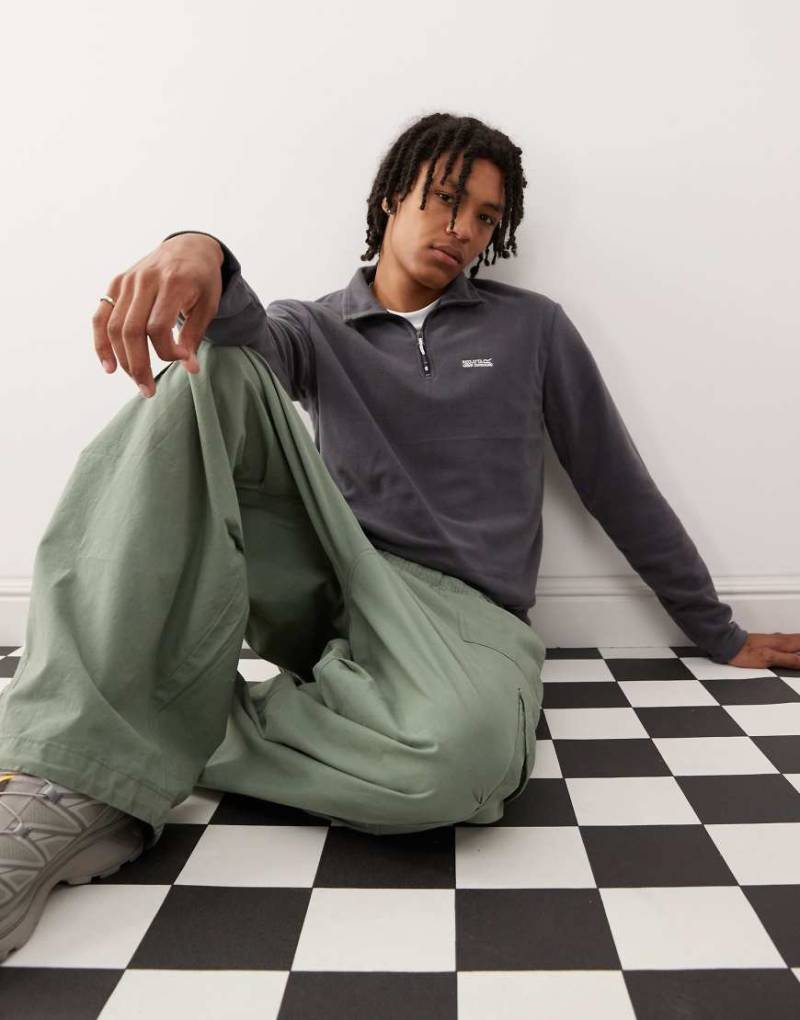 Regatta - Thompson - Fleece-Sweatshirt in Grau von Regatta