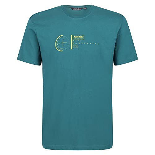 Regatta Unisex Breezed II T-Shirt, Grün (Pacific Green), L von Regatta