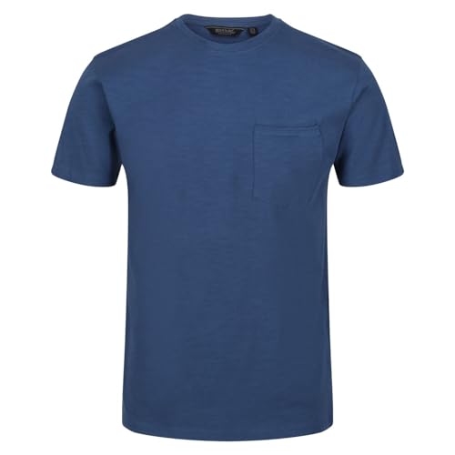 Regatta Unisex Caelum T-Shirt, Dark Denim Slub, XL von Regatta