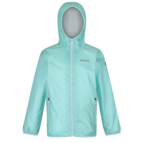 Regatta Unisex-Child Kid Pack It III Shell Jacket, Cool Aqua, 5 Years von Regatta