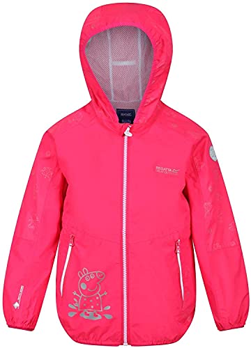 Regatta Unisex-Child Peppa Active Shell Jacket, BrtBlushFlor, 18 Months von Regatta