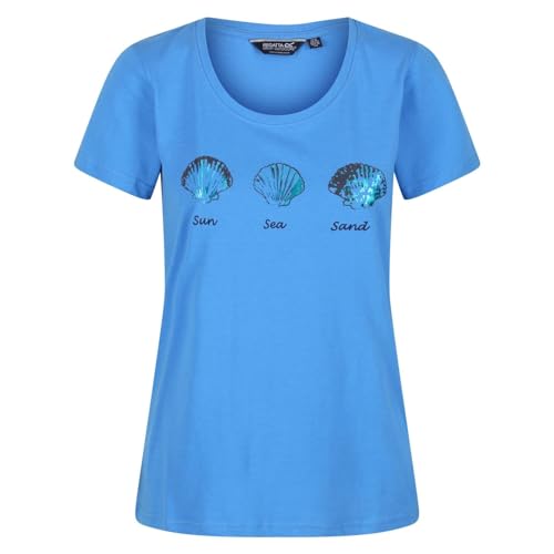 Regatta Unisex Filandra Vi T-Shirt, Blau (Sonic Blue), 36 von Regatta