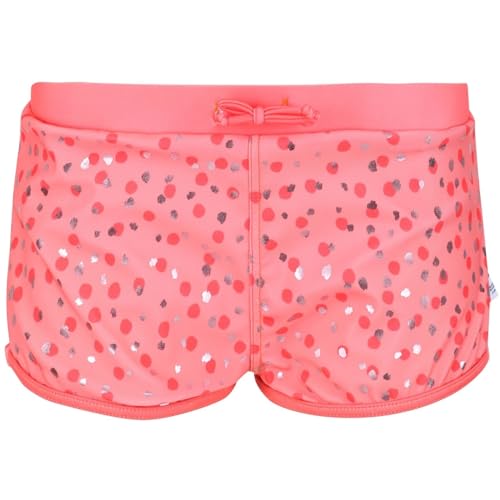 Regatta Unisex Hosanna Short Bikini Bottoms, Fusion Coral Foil Dot, 9 Years von Regatta